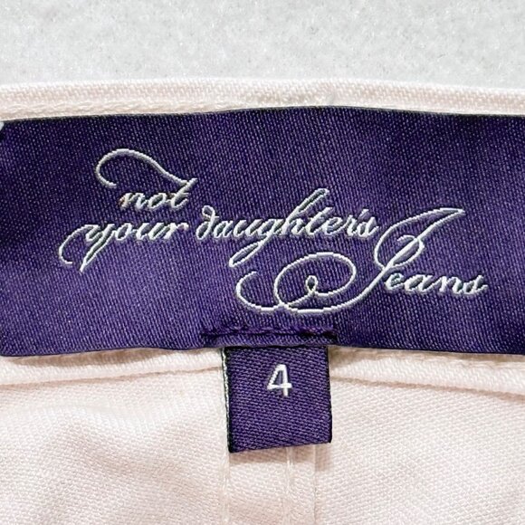 Not Your Daughters Jeans Women's Bootcut Stretch Light Pink Denim Jeans Size 4 - Picture 5 of 10